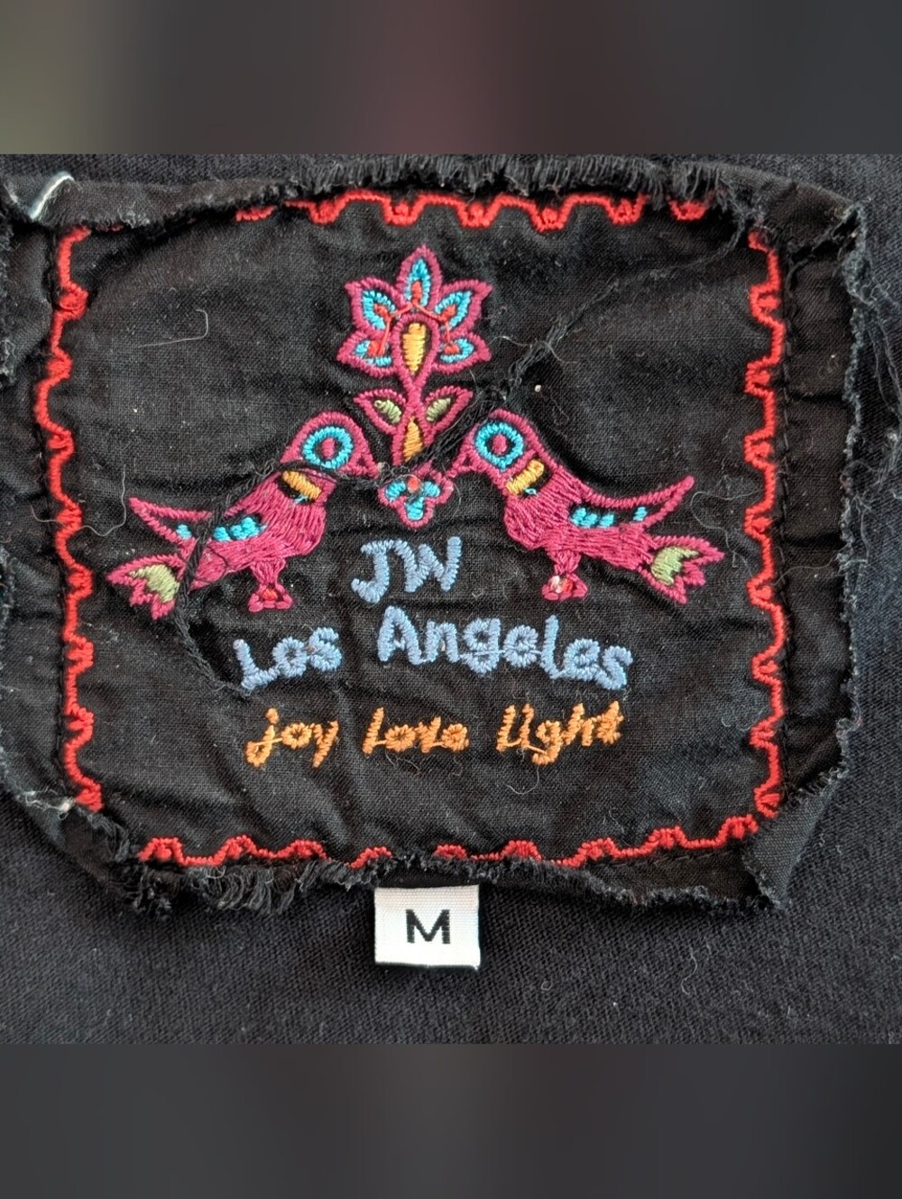Johnny was Asymmetrical Black Embroidered Dress Size M - Picture 8 of 13